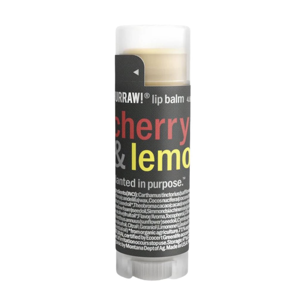 Бальзам для губ Hurraw! Cherry &amp; Lemon Lip Balm, 4.8 г